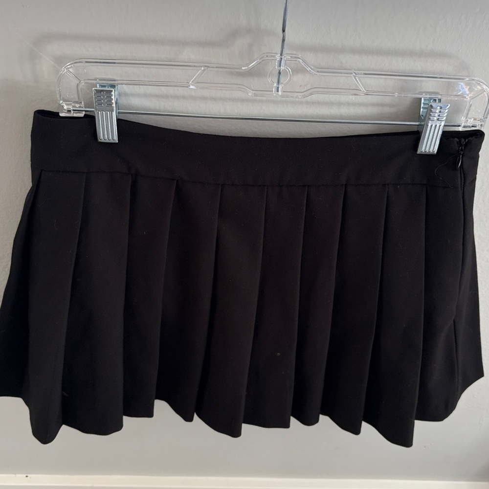 Zara Black Pleated Skort